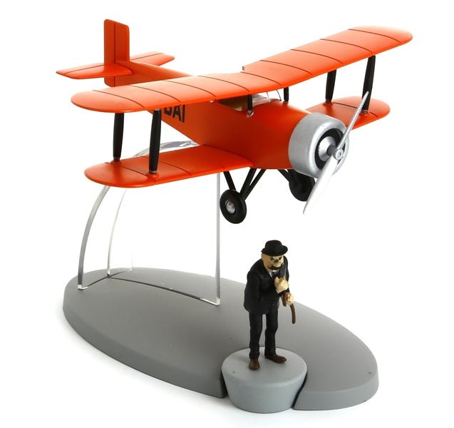 Tintin Figure collection - G-BAI Biplane From The Black Island 8.5cm - Mu Shop