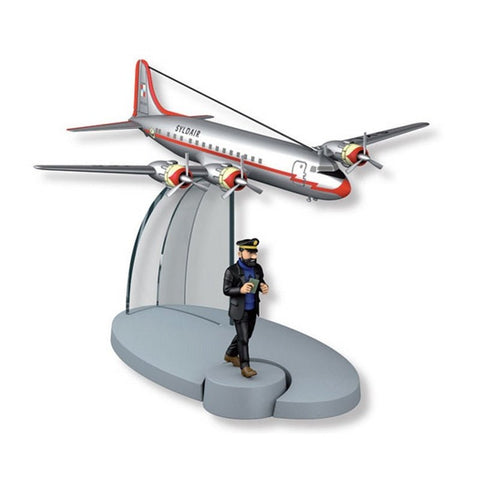 Tintin Figure collection - Syldair Plane from Destination Moon 9.5cm - Mu Shop