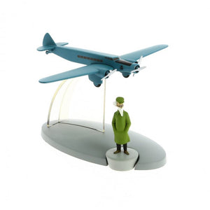 Tintin Figure collection - The Frankfurt airport plane Nº48 - Mu Shop