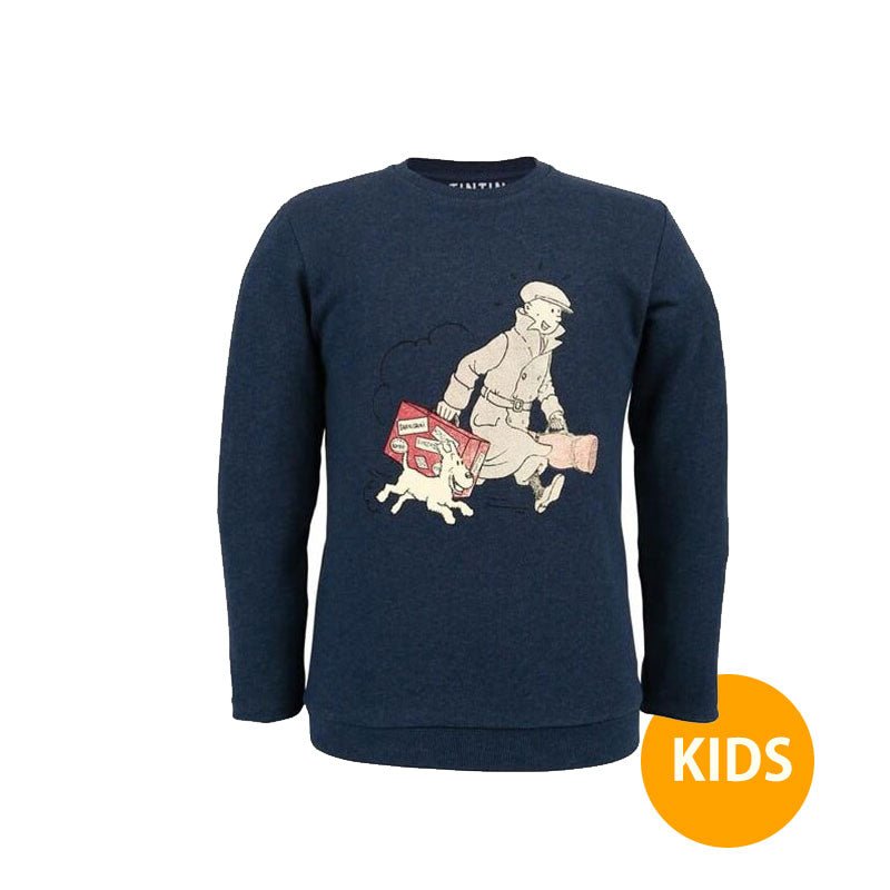 Tintin Homecoming Kids Sweat Shirt Navy - Mu Shop