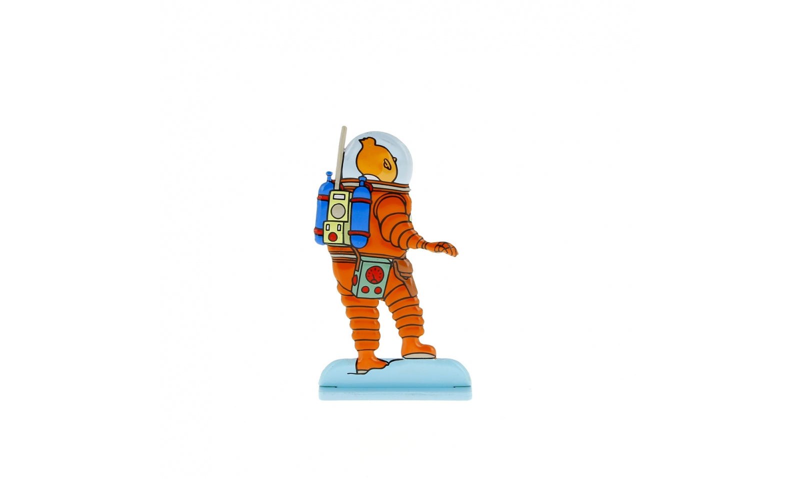 Tintin Metal Relief - Exploring The Moon 6cm - Mu Shop