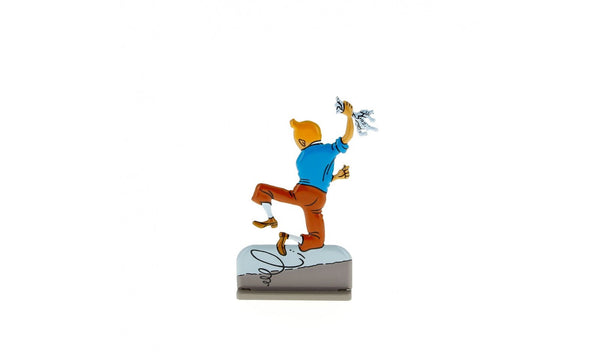 Tintin Metal Relief - Jumps for joy Prisoners of the Sun - Mu Shop