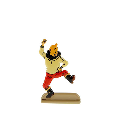 Tintin Metal Relief with Suitcase 6cm - Mu Shop
