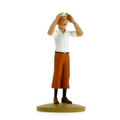 Tintin Resin Figurine - Dessert 12cm - Mu Shop