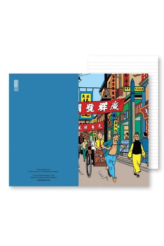 Tintin Rickshaw Notebook (Large) - Mu Shop