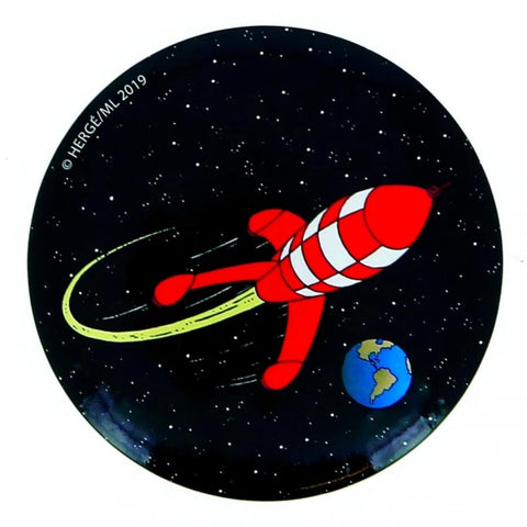 Tintin Rocket Fridge Magnet - Mu Shop
