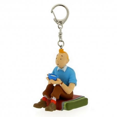 Tintin Seated Tibet Key Ring (Small) - Mu Shop