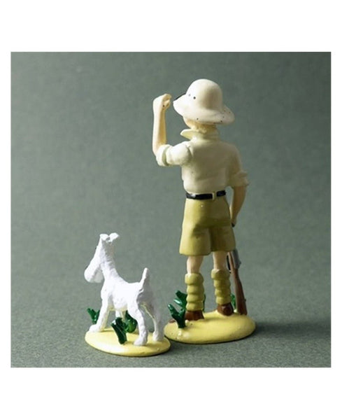 Tintin & Snowy Congo Lead Figurine - Mu Shop