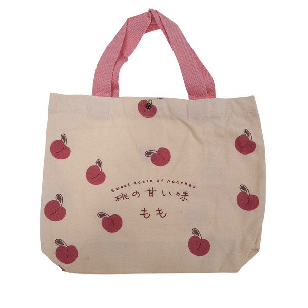 Tiny Tote Bag Peaches Pattern - Mu Shop