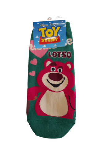 Toy Story Lotso from Disney Adult Ankle Socks - Green - Mu Shop