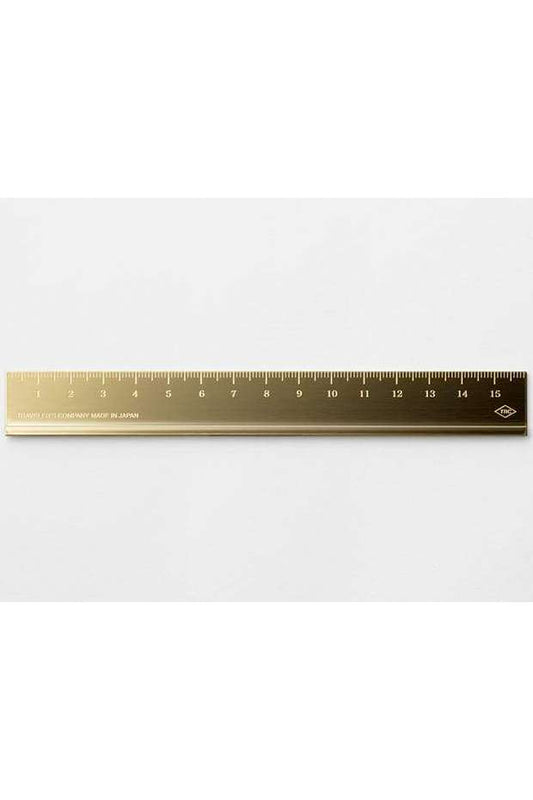 Traveler's Company Brass Ruler 16cm - Mu Shop