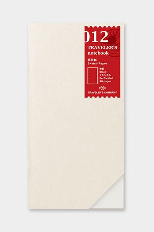 TRAVELER'S COMPANY - INSERTS - REGULAR - 012 SKETCH PAPER - Mu Shop