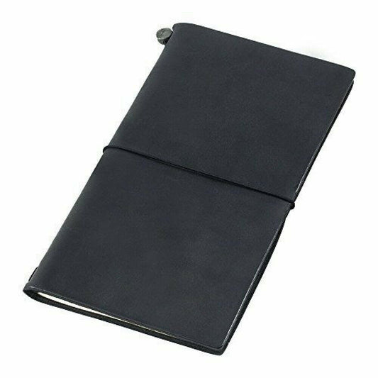 Traveler's Notebook - Black, Regular Size, Starter kit - Mu Shop