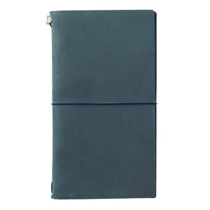 Traveler's Notebook - Blue, Regular Size, Starter kit - Mu Shop