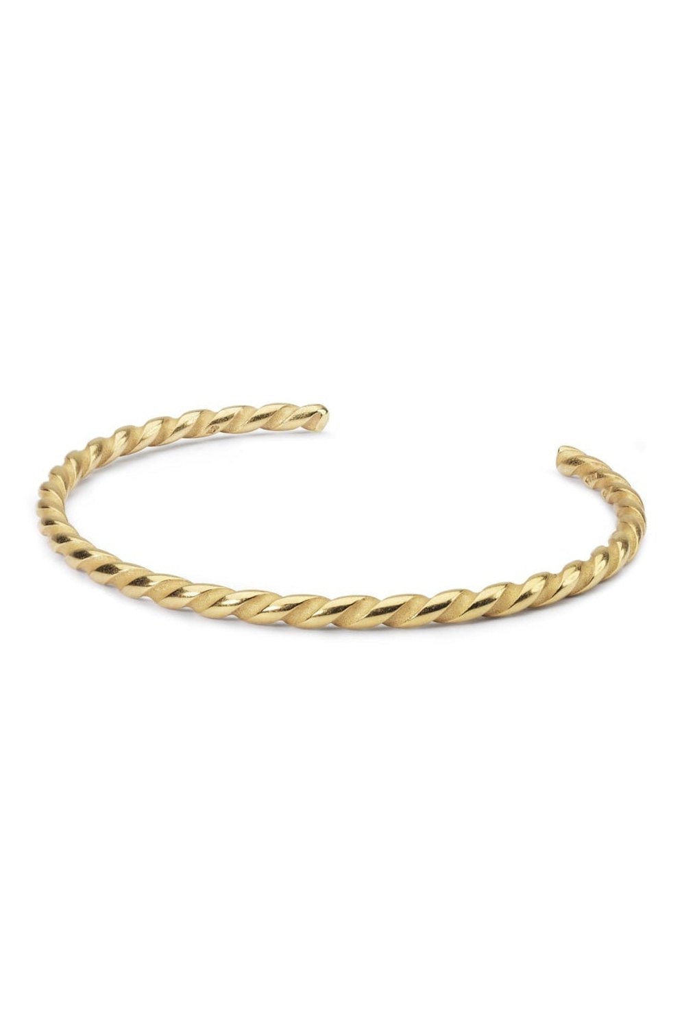 Twisted Gold Plated Bangle - Mu Shop