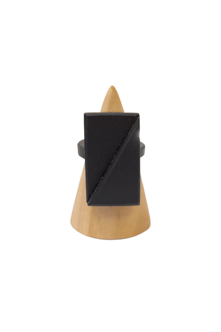 Two Triangle Resin Ring - Mu Shop