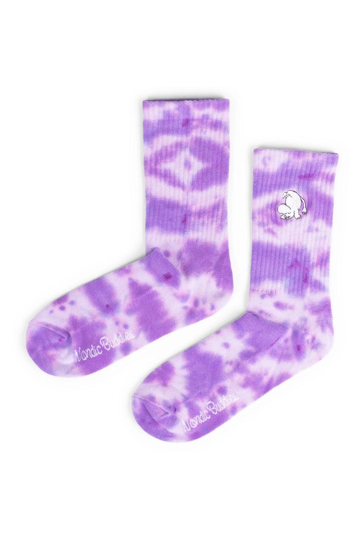 Tyedye Socks Ladies Moomin - Lilac - Mu Shop