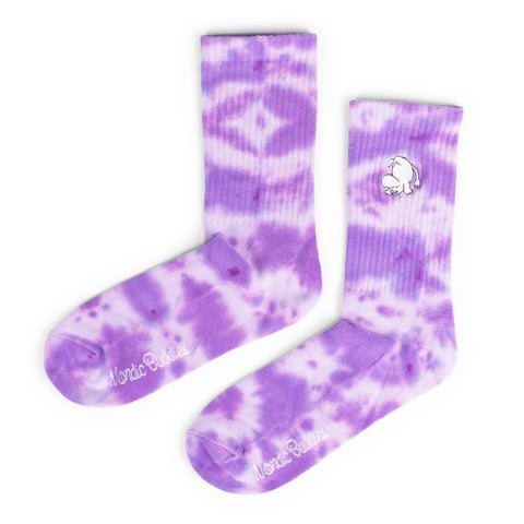 Tyedye Socks Ladies Moomin - Lilac - Mu Shop