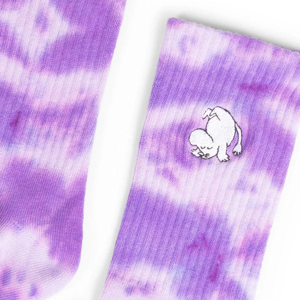 Tyedye Socks Ladies Moomin - Lilac - Mu Shop
