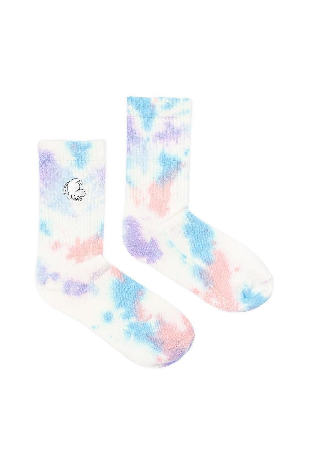 Tyedye Socks Ladies Moomin - White - Mu Shop