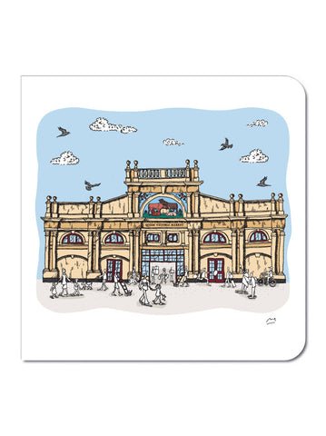 Victoria Markets Greeting Card - Mu Shop