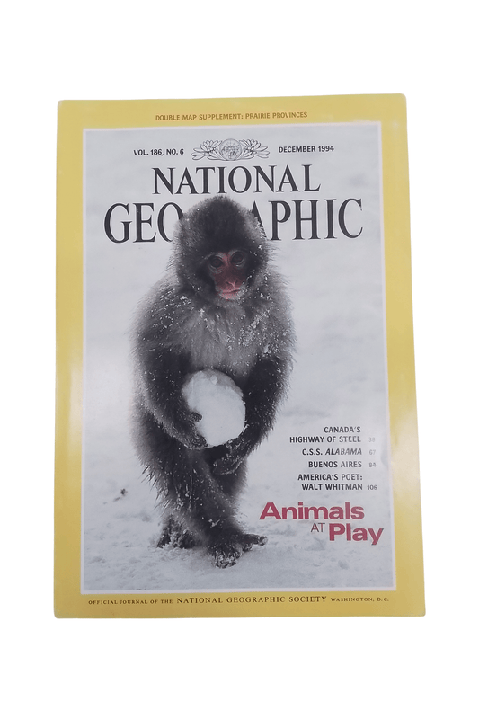 Vintage National Geographic December 1994 - Mu Shop