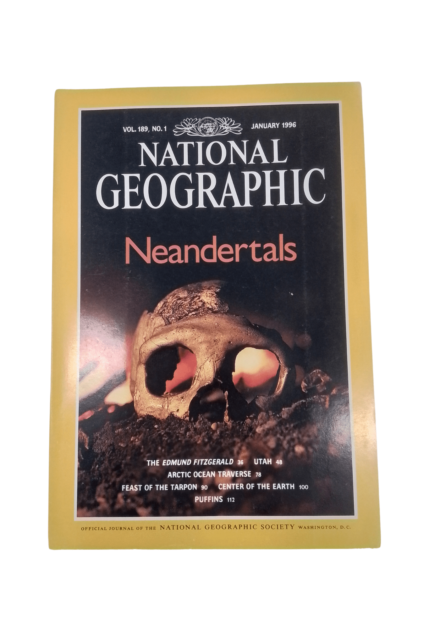 Vintage National Geographic January 1996 - Mu Shop