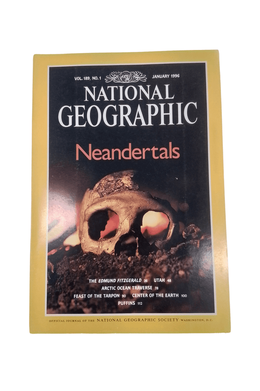 Vintage National Geographic January 1996 - Mu Shop