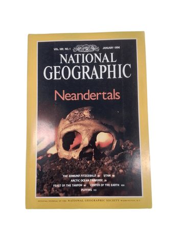 Vintage National Geographic January 1996 - Mu Shop