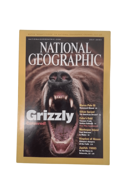 Vintage National Geographic July 2001 - Mu Shop