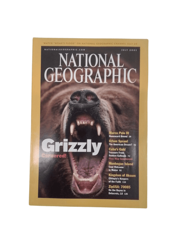 Vintage National Geographic July 2001 - Mu Shop