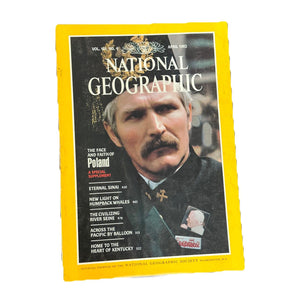 Vintage National Geographic Magazine April 1982 - Mu Shop
