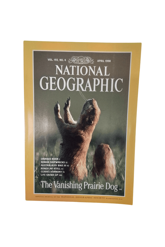 Vintage National Geographic Magazine April 1998 - Mu Shop