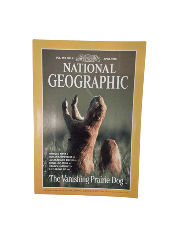 Vintage National Geographic Magazine April 1998 - Mu Shop