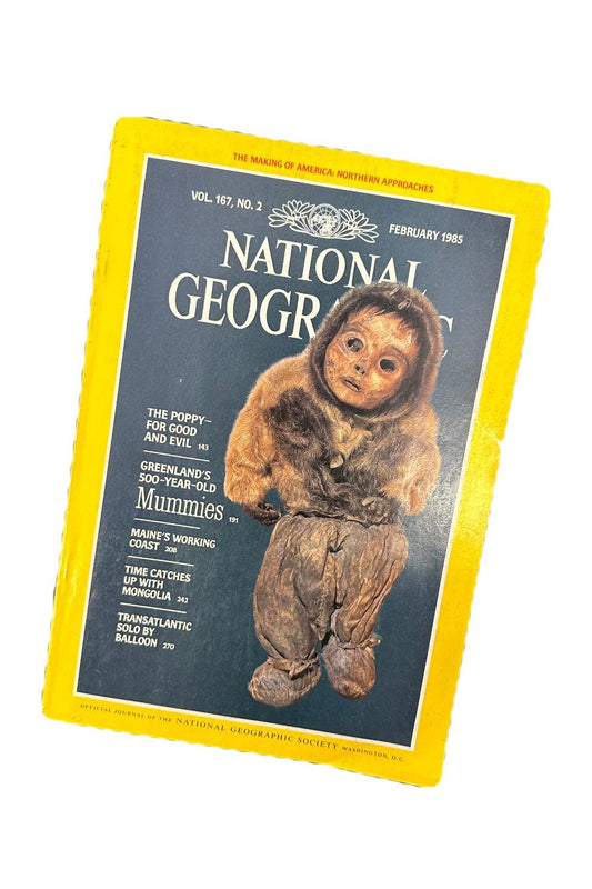 Vintage National Geographic Magazine February 1985 - Mu Shop
