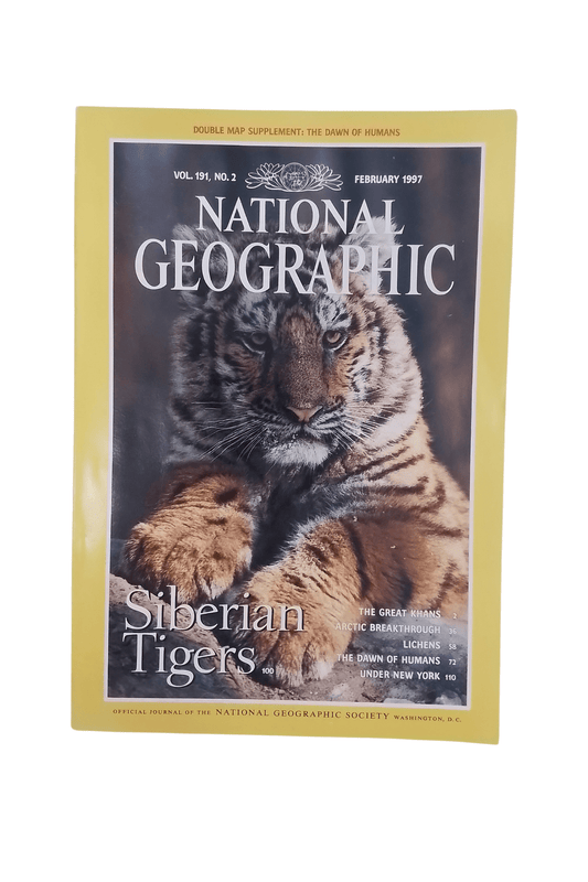 Vintage National Geographic Magazine February 1997 - Mu Shop
