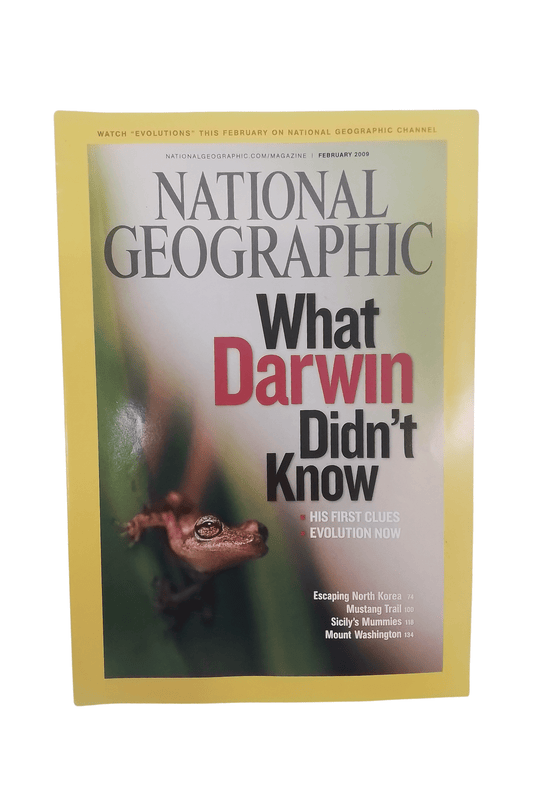 Vintage National Geographic Magazine February 2009 - Mu Shop