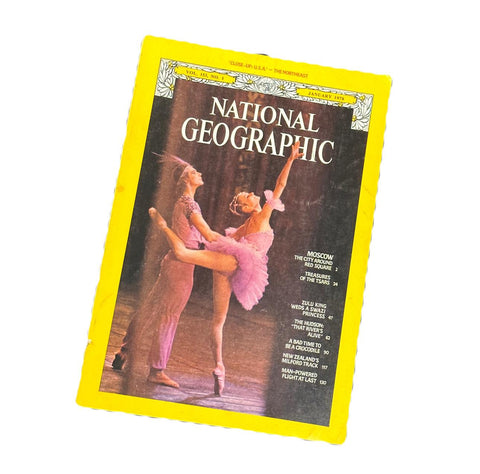 Vintage National Geographic Magazine January 1978 - Mu Shop