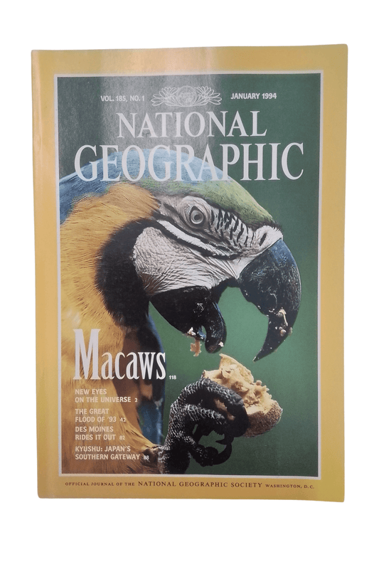 Vintage National Geographic Magazine January 1994 - Mu Shop