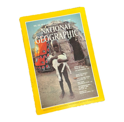 Vintage National Geographic Magazine June 1981 - Mu Shop