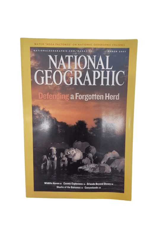 Vintage National Geographic Magazine March 2007 - Mu Shop