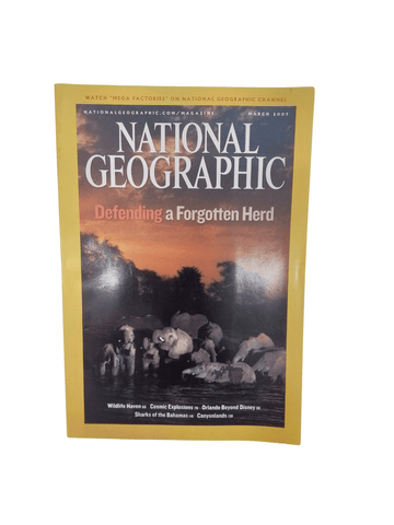 Vintage National Geographic Magazine March 2007 - Mu Shop