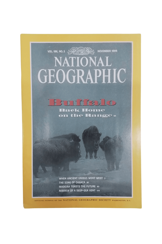 Vintage National Geographic Magazine November 1994 - Mu Shop