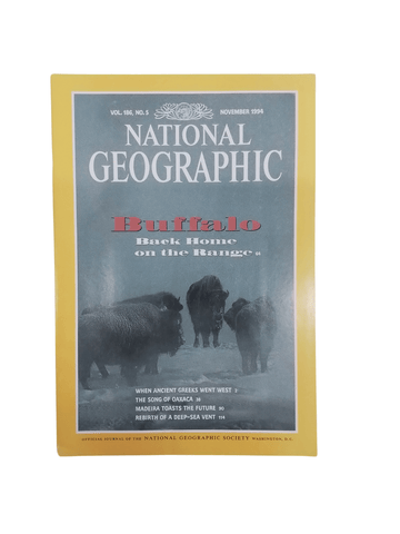 Vintage National Geographic Magazine November 1994 - Mu Shop