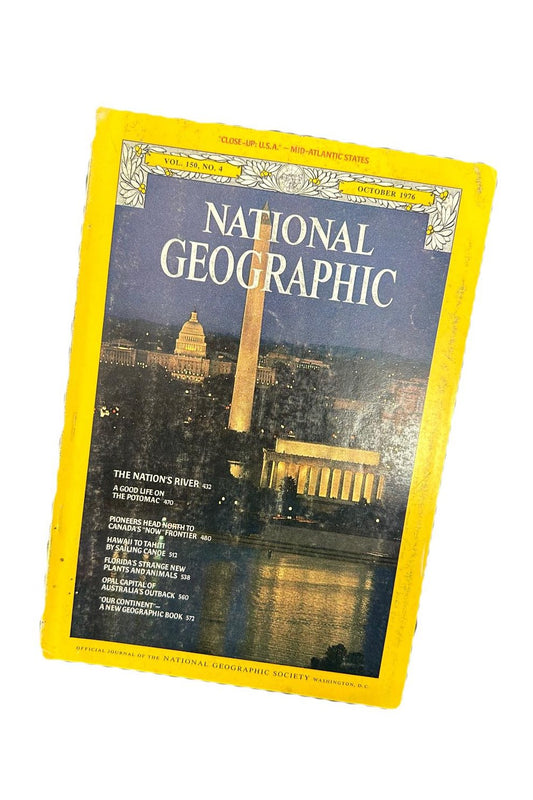 Vintage National Geographic Magazine October 1976 - Mu Shop