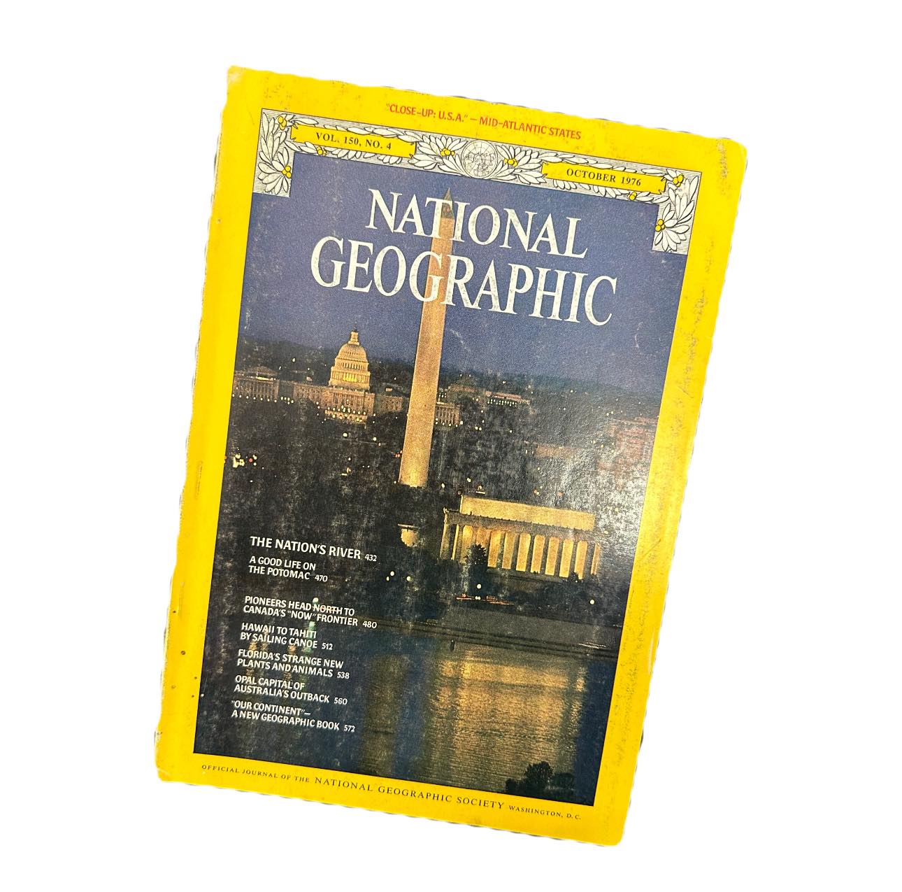 Vintage National Geographic Magazine October 1976 - Mu Shop