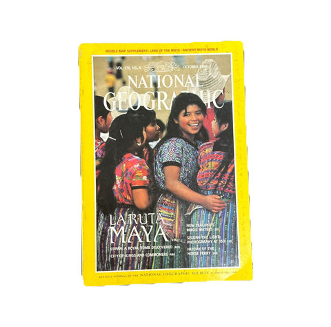 Vintage National Geographic Magazine October 1989 - Mu Shop
