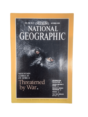 Vintage National Geographic Magazine October 1995 - Mu Shop