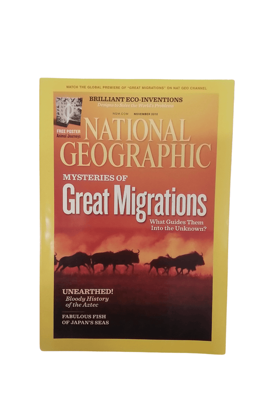Vintage National Geographic November 2010 - Mu Shop