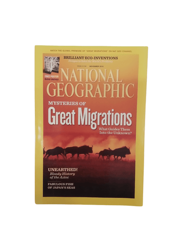 Vintage National Geographic November 2010 - Mu Shop